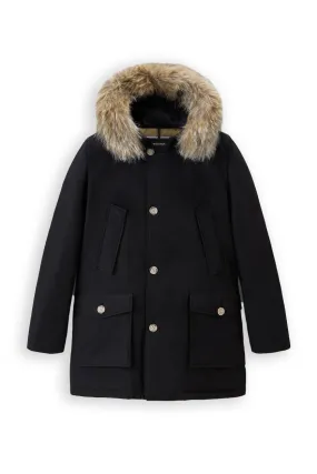 Woolrich Arctic Parka Detachable Fur Black Men