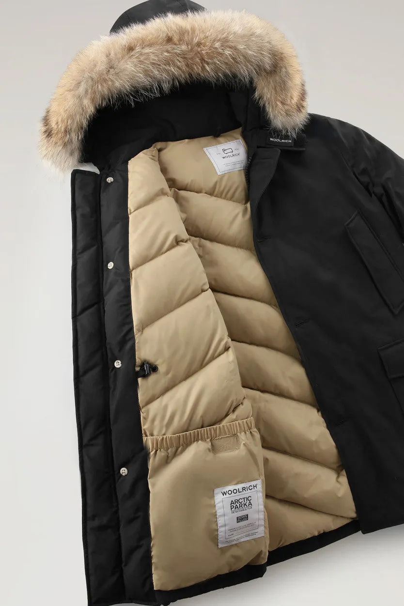 Woolrich Arctic Parka Detachable Fur Black Men